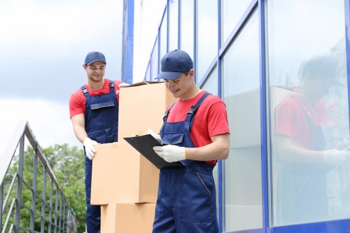 Removal team preparing a local move in Wanstead