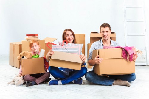 Moving team loading furniture for a Wanstead home relocation