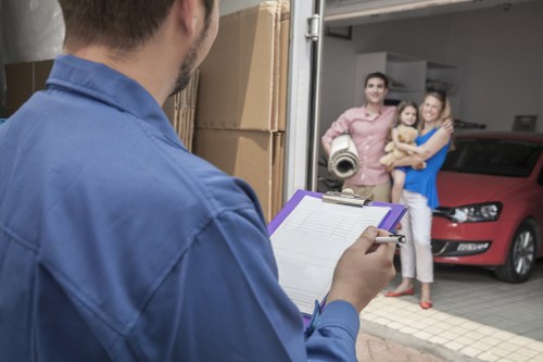 Local removal service planning a move with packing and loading support