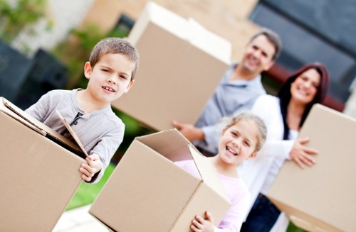 Careful loading of furniture and boxes during a Wanstead move