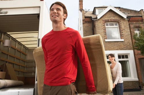 Man With Van Wanstead loading reusable household items for recycling and donation