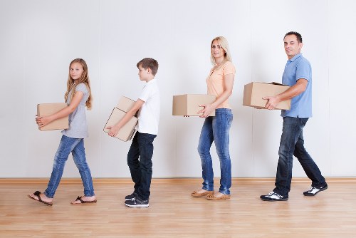 Business relocation with a moving van in Wanstead