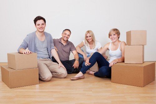 Moving checklist and packed boxes ready for a local Wanstead house move